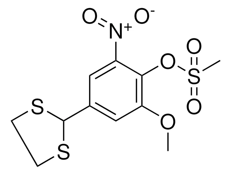 Sigma-Aldrich METHANESULFONIC ACID 4-(1,3)DITHIOLAN-2-YL-2-METHOXY-6-NITRO-PHENYL ESTER,AldrichCPR