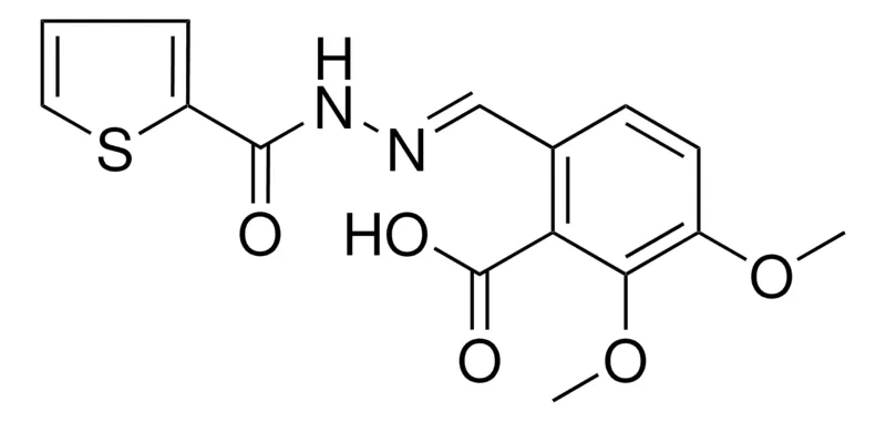 Sigma-Aldrich 2,3-DIMETHOXY-6-((THIOPHENE-2-CARBONYL)-HYDRAZONOMETHYL)-BENZOIC ACID,AldrichCPR