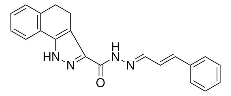 Sigma-Aldrich 4,5-DIHYDRO-1H-BENZO(G)INDAZOLE-3-CARBOXYLIC ACID (3-PH-ALLYLIDENE)-HYDRAZIDE,AldrichCPR