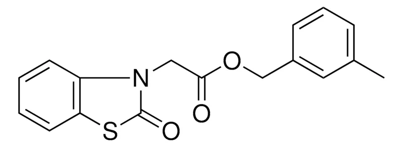 Sigma-Aldrich (2-OXO-BENZOTHIAZOL-3-YL)-ACETIC ACID 3-METHYL-BENZYL ESTER,AldrichCPR