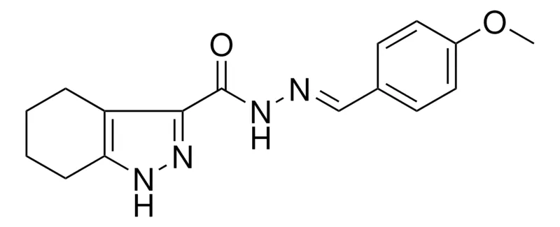 Sigma-Aldrich 4,5,6,7-4H-1H-INDAZOLE-3-CARBOXYLIC ACID (4-METHOXY-BENZYLIDENE)-HYDRAZIDE,AldrichCPR