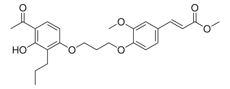 Sigma-Aldrich ME 3-(4-(3-(4-ACETYL-3-HYDROXY-2-PROPYLPHENOXY)PROPOXY)-3-METHOXYPHENYL)ACRYLATE,AldrichCPR