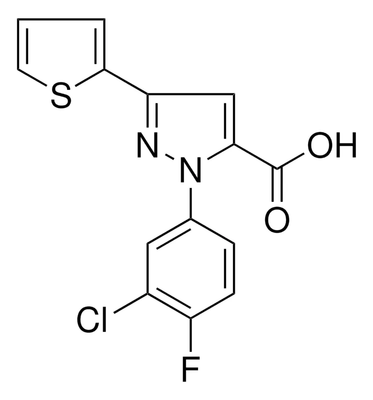 Sigma-Aldrich 1-(3-CHLORO-4-FLUOROPHENYL)-3-(2-THIENYL)-1H-PYRAZOLE-5-CARBOXYLIC ACID，AldrichCPR
