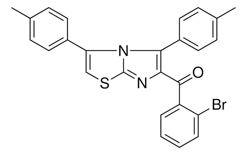 Sigma-Aldrich (2-BROMO-PHENYL)-(3,5-DI-P-TOLYL-IMIDAZO(2,1-B)THIAZOL-6-YL)-METHANONE,AldrichCPR
