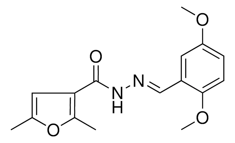 Sigma-Aldrich 2,5-DIMETHYL-FURAN-3-CARBOXYLIC ACID (2,5-DIMETHOXY-BENZYLIDENE)-HYDRAZIDE,AldrichCPR