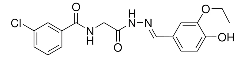 Sigma-Aldrich 3-CHLORO-N-(2-(2-(3-ETHOXY-4-HYDROXYBENZYLIDENE)HYDRAZINO)-2-OXOETHYL)BENZAMIDE，AldrichCPR