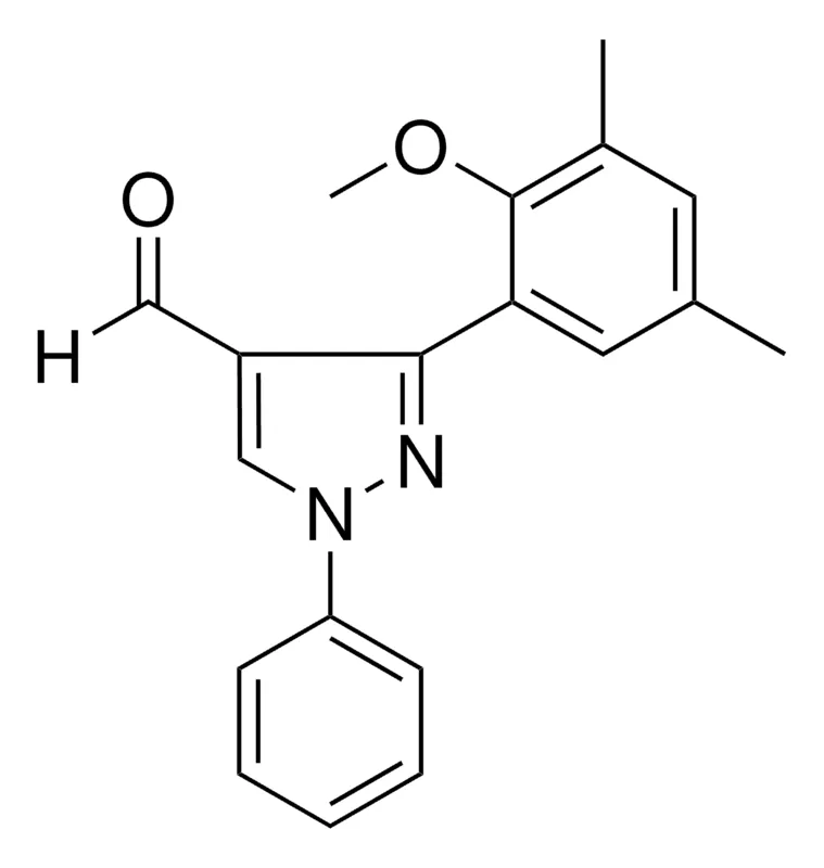 Sigma-Aldrich 3-(2-METHOXY-3,5-DIMETHYLPHENYL)-1-PHENYL-1H-PYRAZOLE-4-CARBALDEHYDE,AldrichCPR
