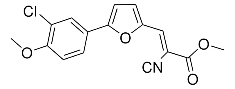 Sigma-Aldrich METHYL 3-(5-(3-CHLORO-4-METHOXYPHENYL)-2-FURYL)-2-CYANO-2-PROPENOATE,AldrichCPR