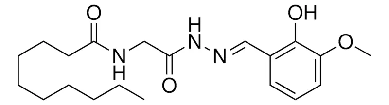 Sigma-Aldrich N-(2-(2-(2-HYDROXY-3-METHOXYBENZYLIDENE)HYDRAZINO)-2-OXOETHYL)DECANAMIDE,AldrichCPR
