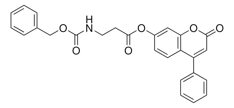 Sigma-Aldrich 3-BENZYLOXYCARBONYLAMINO-PROPIONIC ACID 2-OXO-4-PHENYL-2H-CHROMEN-7-YL ESTER,AldrichCPR