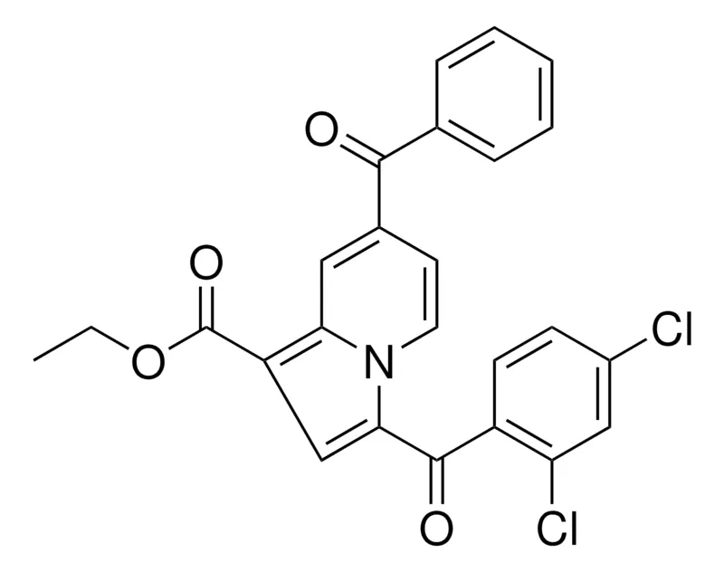 Sigma-Aldrich ETHYL 7-BENZOYL-3-(2,4-DICHLOROBENZOYL)-1-INDOLIZINECARBOXYLATE,AldrichCPR