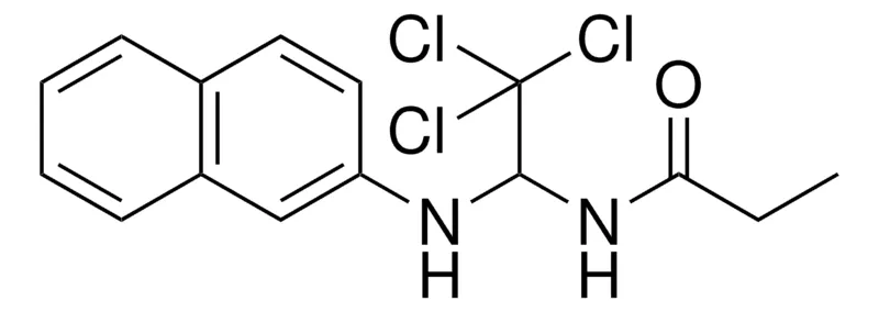 Sigma-Aldrich N-(2,2,2-TRICHLORO-1-(NAPHTHALEN-2-YLAMINO)-ETHYL)-PROPIONAMIDE,AldrichCPR