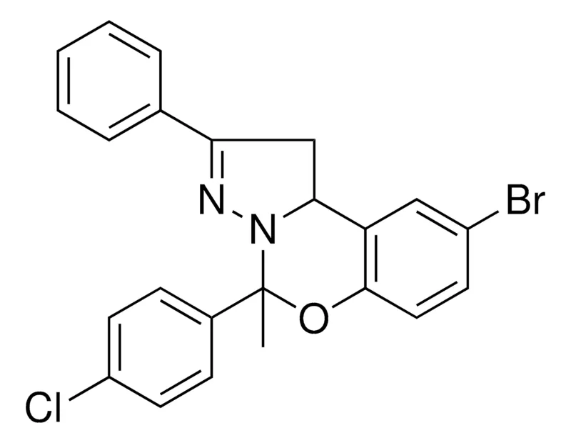 Sigma-Aldrich 8-BR-4-(4-CL-PH)-4-ME-2-PH-1,9B-2H-5-OXA-3,3A-DIAZA-CYCLOPENTA(A)NAPHTHALENE,AldrichCPR