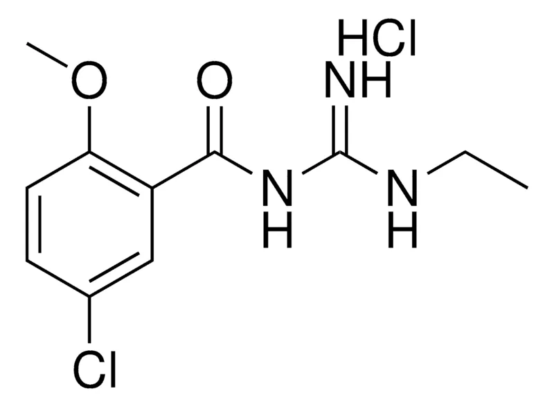 Sigma-Aldrich N-(5-CHLORO-2-METHOXY-BENZOYL)-N'-ETHYL-GUANIDINE, HYDROCHLORIDE，AldrichCPR