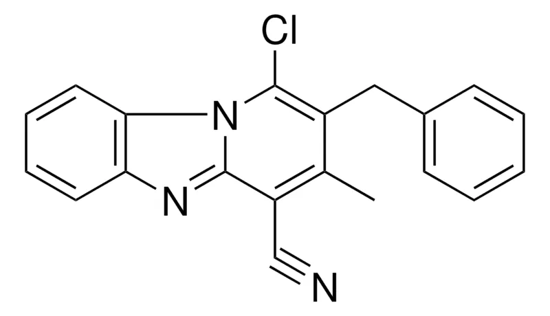 Sigma-Aldrich 2-BENZYL-1-CHLORO-3-METHYL-BENZO(4,5)IMIDAZO(1,2-A)PYRIDINE-4-CARBONITRILE,AldrichCPR