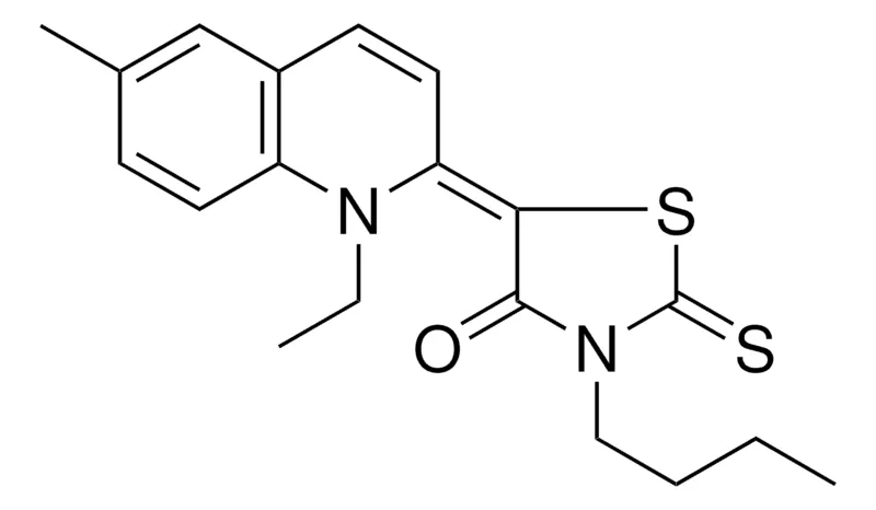 Sigma-Aldrich 3-BUTYL-5-(1-ETHYL-6-METHYL-1H-QUINOLIN-2-YLIDENE)-2-THIOXO-THIAZOLIDIN-4-ONE,AldrichCPR