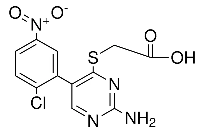 Sigma-Aldrich 2-AMINO-5-(2-CHLORO-5-NITROPHENYL)-4-PYRIMIDINETHIOGLYCOLIC ACID,AldrichCPR