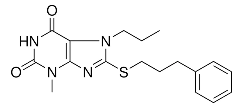 Sigma-Aldrich 3-METHYL-8-(3-PHENYL-PROPYLSULFANYL)-7-PROPYL-3,7-DIHYDRO-PURINE-2,6-DIONE,AldrichCPR