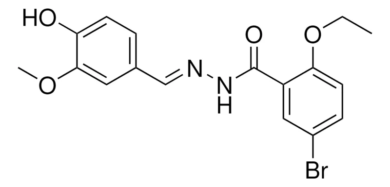 Sigma-Aldrich 5-BROMO-2-ETHOXY-N'-(4-HYDROXY-3-METHOXYBENZYLIDENE)BENZOHYDRAZIDE，AldrichCPR