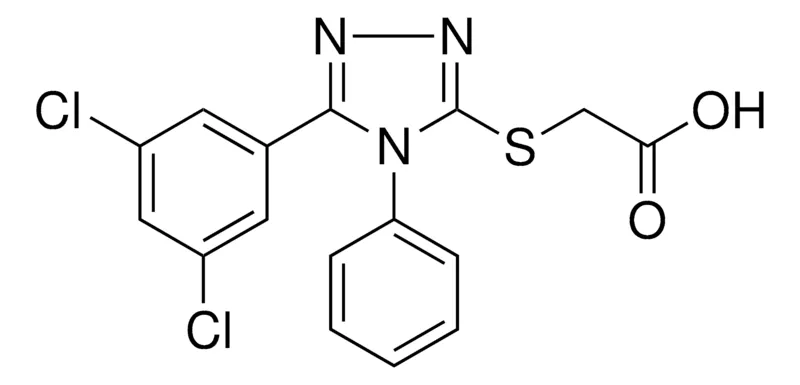Sigma-Aldrich (5-(3,5-DICHLORO-PHENYL)-4-PHENYL-4H-(1,2,4)TRIAZOL-3-YLSULFANYL)-ACETIC ACID,AldrichCPR
