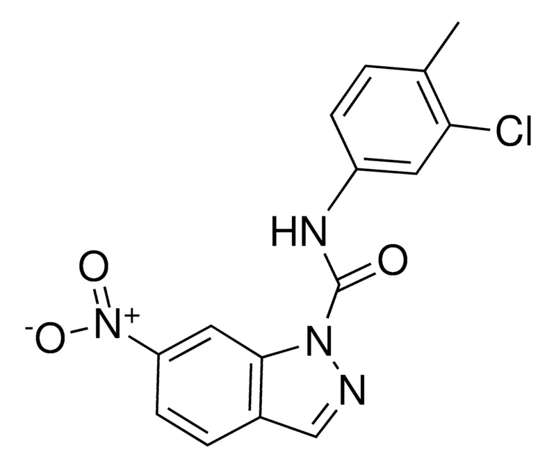 Sigma-Aldrich 1-(N-(3-CHLORO-4-METHYLPHENYL)CARBAMOYL)-6-NITRO-1H-INDAZOLE，AldrichCPR