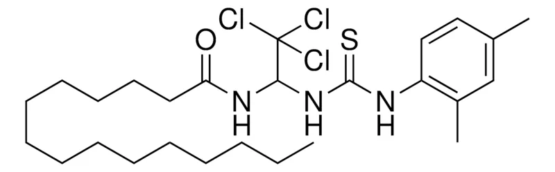 Sigma-Aldrich PENTADECANOIC ACID (2,2,2-TRICHLORO-1-(3-(2,4-DIMETHYL-PH)-THIOUREIDO)-ET)-AMIDE,AldrichCPR