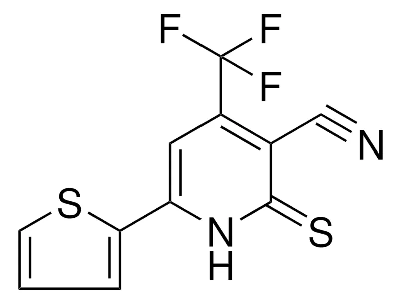 Sigma-Aldrich 6-THIOPHEN-2-YL-2-THIOXO-4-TRIFLUOROMETHYL-1,2-DIHYDRO-PYRIDINE-3-CARBONITRILE,AldrichCPR