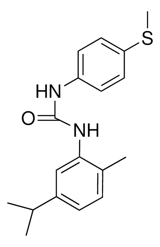 Sigma-Aldrich 1-(5-ISOPROPYL-2-METHYLPHENYL)-3-(4-(METHYLTHIO)PHENYL)UREA,AldrichCPR