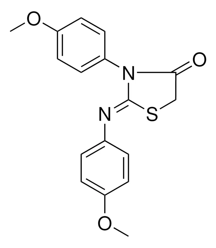 Sigma-Aldrich 3-(4-METHOXY-PHENYL)-2-(4-METHOXY-PHENYLIMINO)-THIAZOLIDIN-4-ONE，AldrichCPR