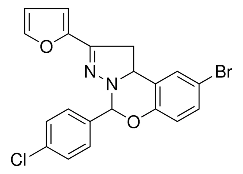 Sigma-Aldrich 8-BR-4-(4-CL-PH)-2-FURAN-2-YL-1,9B-2H-5-OXA-3,3A-DIAZA-CYCLOPENTA(A)NAPHTHALENE，AldrichCPR
