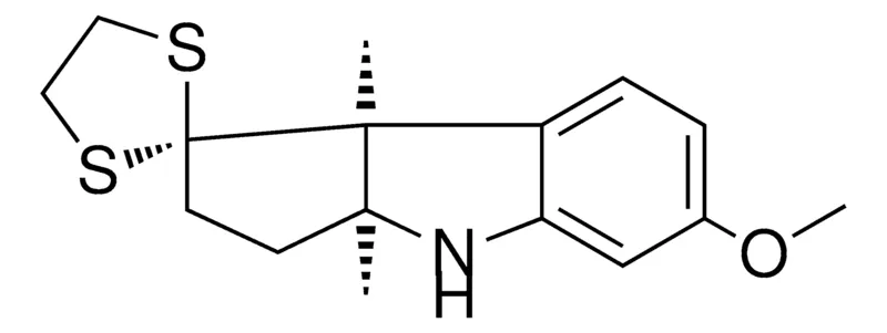 Sigma-Aldrich 3A,8B-DIMETHYL-2,2-ETHYLENEDITHIO-HEXAHYDRO-6-METHOXYCYCLOPENT(B)INDOLE，AldrichCPR