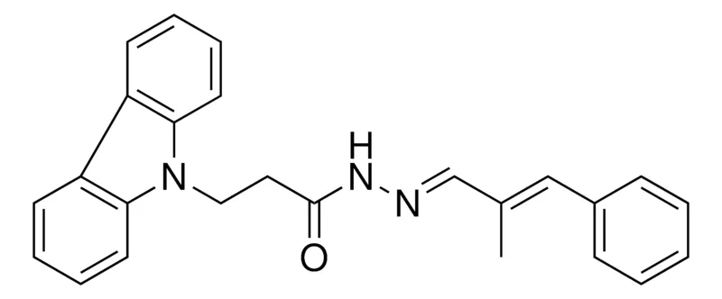 Sigma-Aldrich 3-CARBAZOL-9-YL-PROPIONIC ACID (2-METHYL-3-PHENYL-ALLYLIDENE)-HYDRAZIDE,AldrichCPR