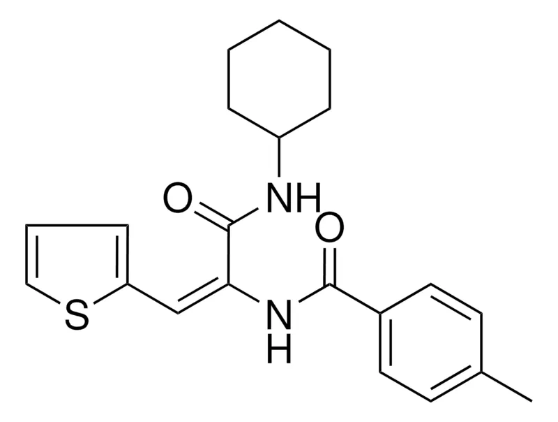 Sigma-Aldrich N-(1-CYCLOHEXYLCARBAMOYL-2-THIOPHEN-2-YL-VINYL)-4-METHYL-BENZAMIDE,AldrichCPR