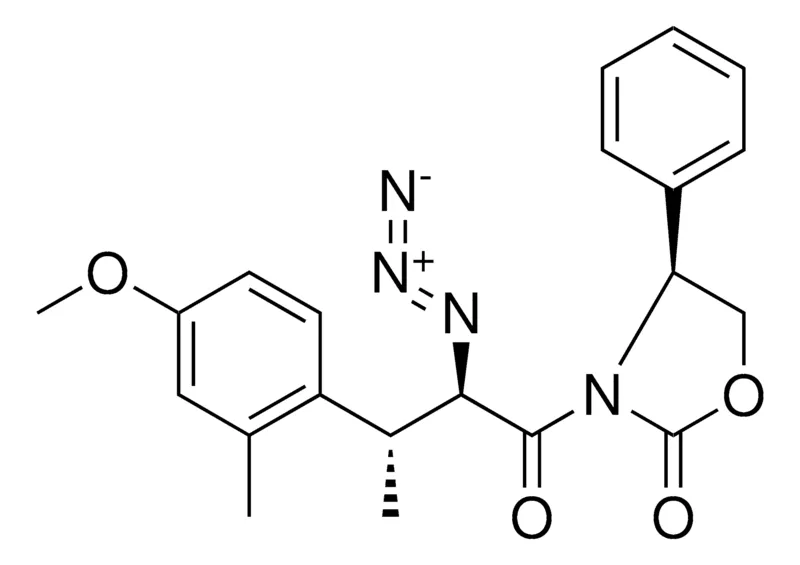 Sigma-Aldrich 3-(2-AZIDO-3-(4-METHOXY-2-METHYL-PHENYL)-BUTYRYL)-4-PHENYL-OXAZOLIDIN-2-ONE,AldrichCPR