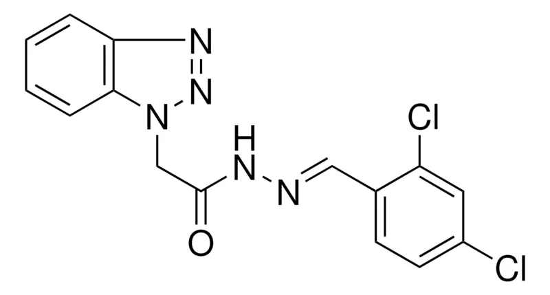 Sigma-Aldrich 2-BENZOTRIAZOL-1-YL-ACETIC ACID (2,4-DICHLORO-BENZYLIDENE)-HYDRAZIDE,AldrichCPR