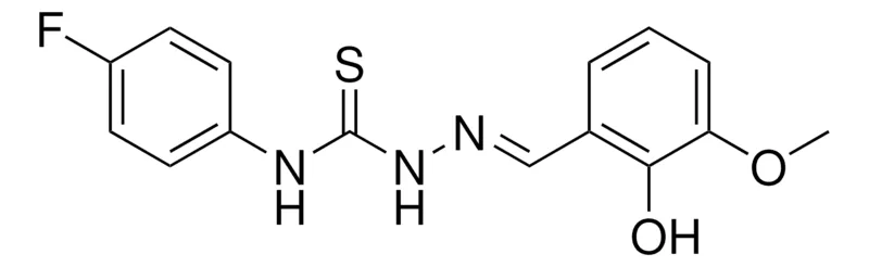 Sigma-Aldrich 2-HYDROXY-3-METHOXYBENZALDEHYDE N-(4-FLUOROPHENYL)THIOSEMICARBAZONE,AldrichCPR