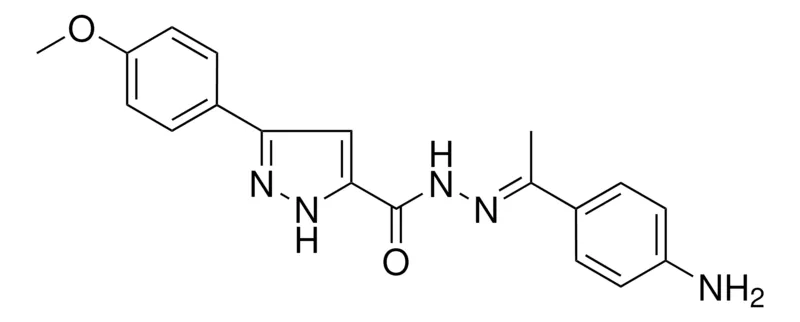 Sigma-Aldrich 5-(4-MEO-PH)-2H-PYRAZOLE-3-CARBOXYLIC ACID (1-(4-AMINO-PH)-ETHYLIDENE)-HYDRAZIDE,AldrichCPR