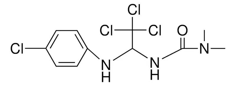 Sigma-Aldrich 1,1-DIMETHYL-3-(2,2,2-TRICHLORO-1-(4-CHLORO-PHENYLAMINO)-ETHYL)-UREA,AldrichCPR