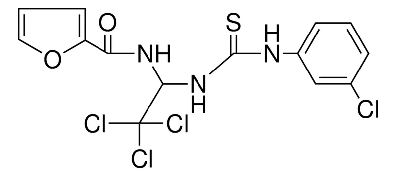 Sigma-Aldrich FURAN-2-CARBOXYLIC ACID (2,2,2-TRICHLORO-1-(3-(3-CL-PH)-THIOUREIDO)-ETHYL)-AMIDE,AldrichCPR