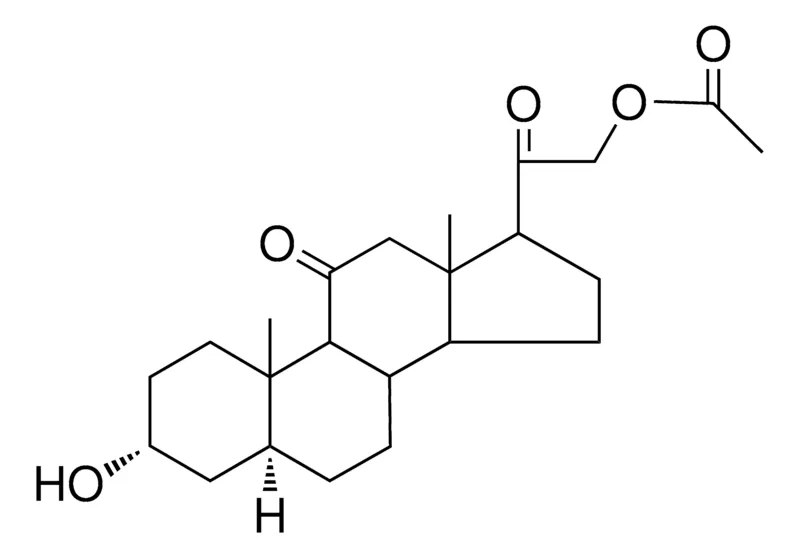 Sigma-Aldrich 3-ALPHA-HYDROXY-11,20-DIOXO-5-ALPHA-PREGNAN-21-YL ACETATE,AldrichCPR