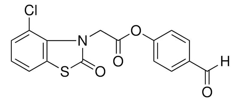 Sigma-Aldrich (4-CHLORO-2-OXO-BENZOTHIAZOL-3-YL)-ACETIC ACID 4-FORMYL-PHENYL ESTER,AldrichCPR
