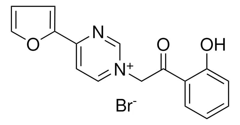 Sigma-Aldrich 4-(2-FURYL)-1-(2-(2-HYDROXYPHENYL)-2-OXOETHYL)PYRIMIDIN-1-IUM BROMIDE,AldrichCPR