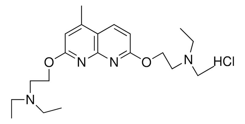 Sigma-Aldrich 2,7-BIS(2-(DIETHYLAMINO)-ETHOXY)-4-METHYL-1,8-NAPHTHYRIDINE HCL,AldrichCPR