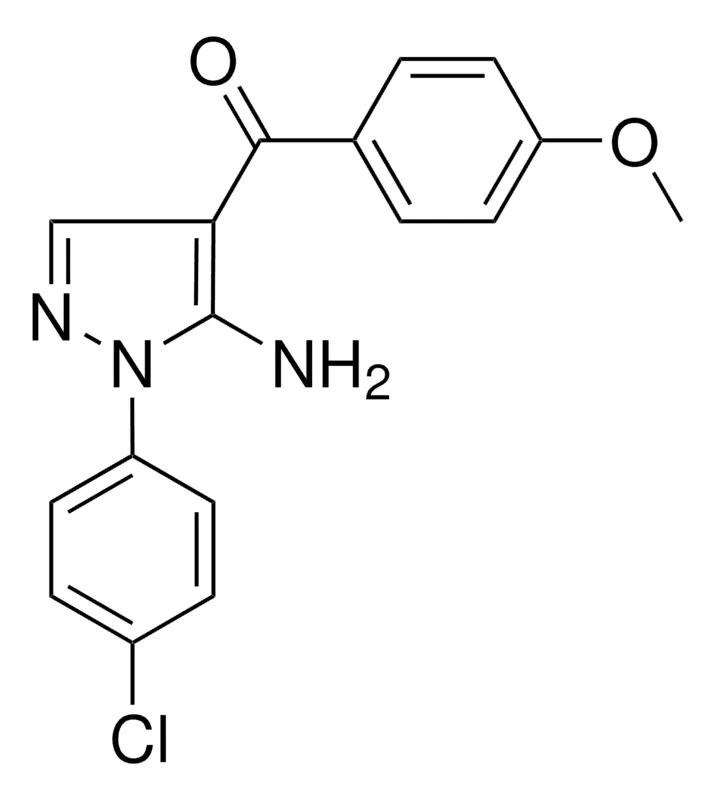 Sigma-Aldrich (5-AMINO-1-(4-CHLOROPHENYL)-1H-PYRAZOL-4-YL)(4-METHOXYPHENYL)METHANONE，AldrichCPR