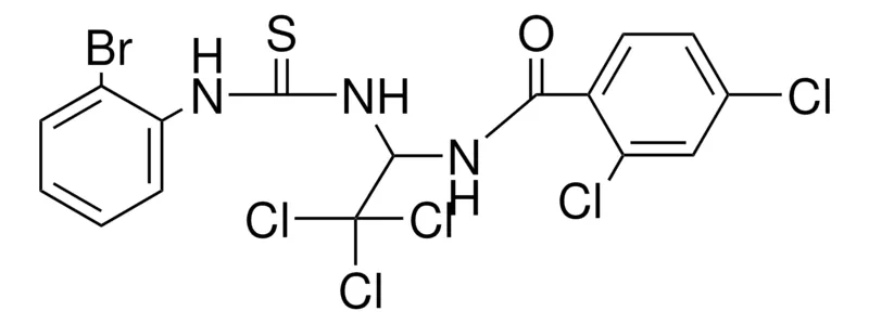 Sigma-Aldrich N-(1-(3-(2-BR-PHENYL)-THIOUREIDO)-2,2,2-TRICHLORO-ETHYL)-2,4-DICHLORO-BENZAMIDE,AldrichCPR