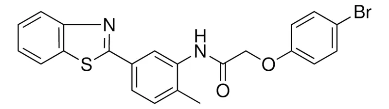 Sigma-Aldrich N-(5-BENZOTHIAZOL-2-YL-2-METHYL-PHENYL)-2-(4-BROMO-PHENOXY)-ACETAMIDE，AldrichCPR