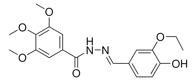 Sigma-Aldrich N'-(3-ETHOXY-4-HYDROXYBENZYLIDENE)-3,4,5-TRIMETHOXYBENZOHYDRAZIDE，AldrichCPR