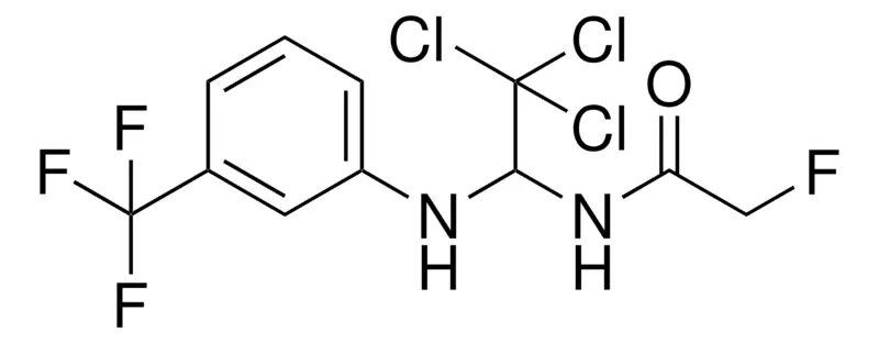 Sigma-Aldrich 2-FLUORO-N-(2,2,2-TRICHLORO-1-(3-TRIFLUOROMETHYL-PHENYLAMINO)-ETHYL)-ACETAMIDE,AldrichCPR