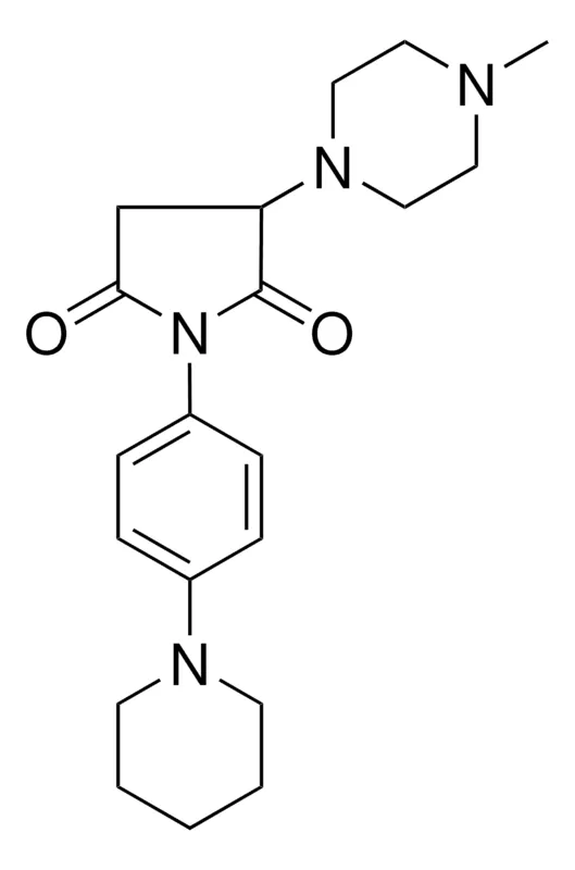 Sigma-Aldrich 3-(4-METHYL-1-PIPERAZINYL)-1-(4-(1-PIPERIDINYL)PHENYL)-2,5-PYRROLIDINEDIONE,AldrichCPR