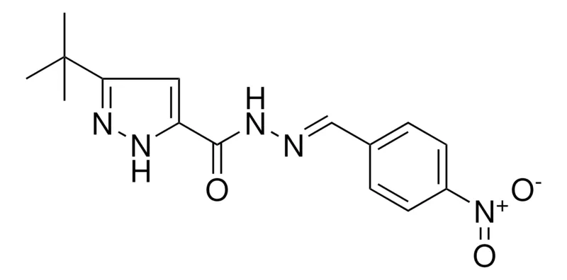 Sigma-Aldrich 5-TERT-BUTYL-2H-PYRAZOLE-3-CARBOXYLIC ACID (4-NITRO-BENZYLIDENE)-HYDRAZIDE,AldrichCPR